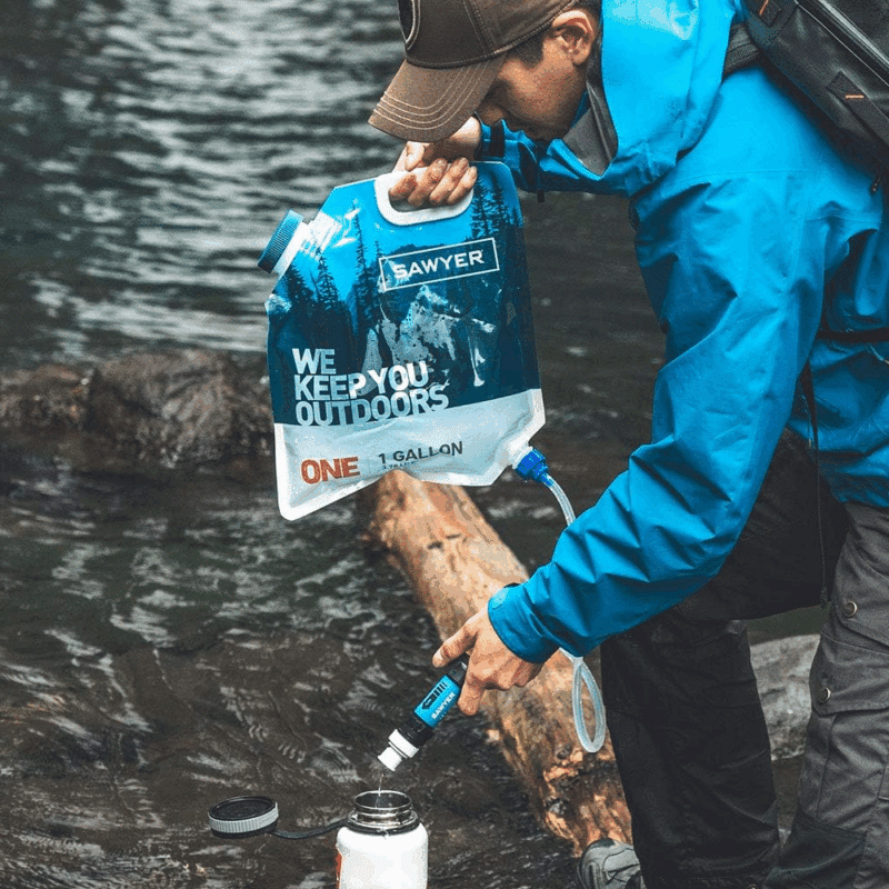 Sawyer Gravity Filter for Backcountry or Emergency Use Sawyer Gravity Filter for Backcountry or Emergency Use