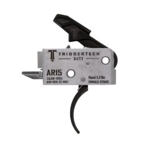 TriggerTech AR-15 Duty Trigger - Single Staged - Curved