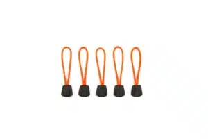 tinderZip zipper pull orange