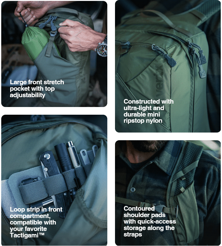 Vertx Long Walk EDC Pack - Key Features 